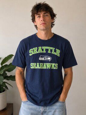 NFL SEATTLE SEAHAWKS MENS TEE (LARGE)